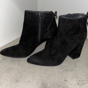 Stuart Weitzman Black Suede Bootie